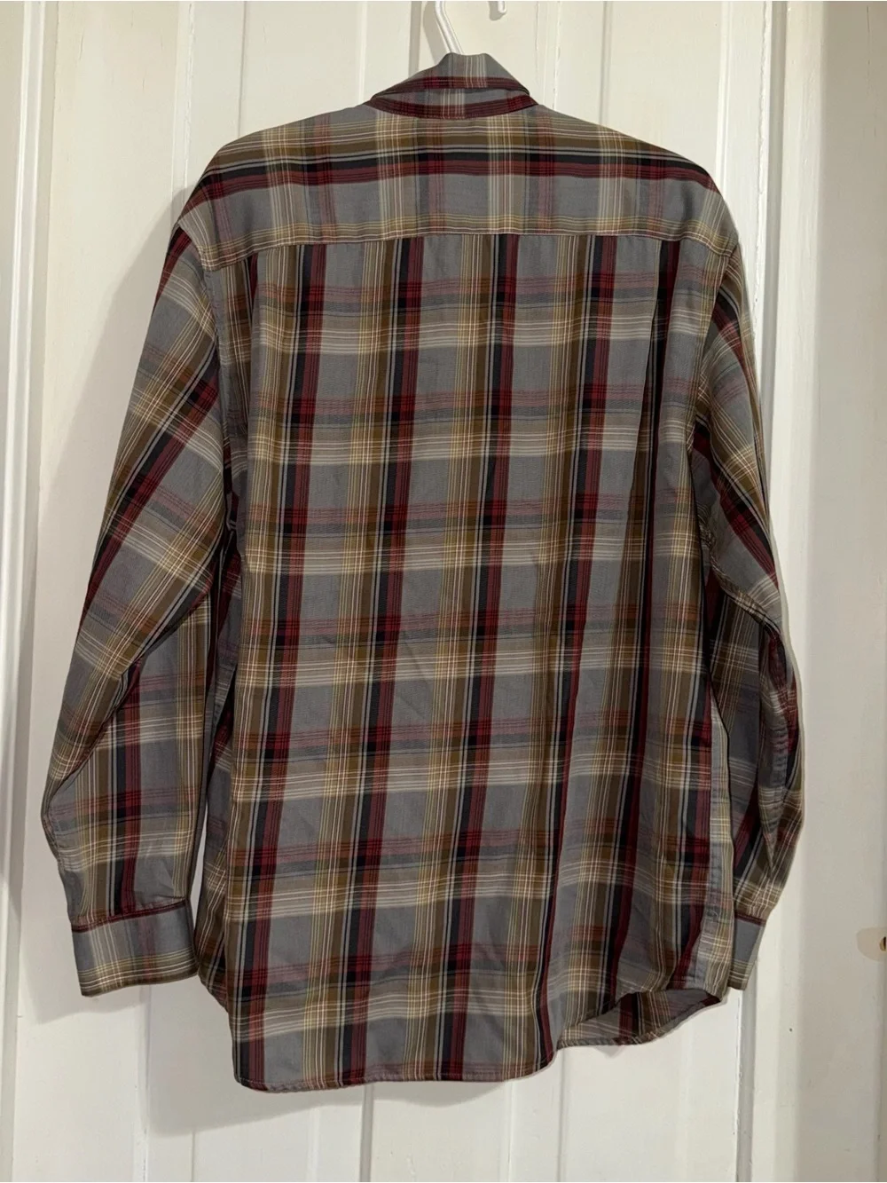 Vintage David Taylor Men's size large Plaid Button-Down Shirt